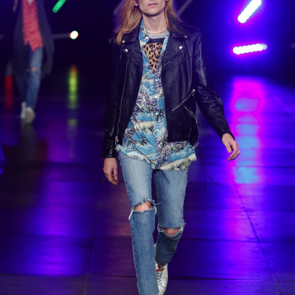 Saint Laurent Beach Shirt Womens Small/Medium (F36)